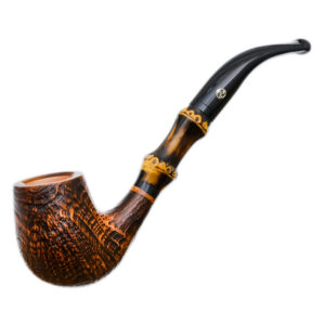 Rattray's Bamboo Sandblasted Brown Bent Billiard